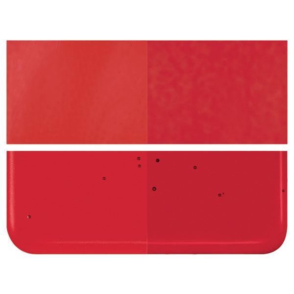 Red Transparent COE 90 Bullseye 3mm Sheet Glass 3 Inch Square 074-1122-3INSQ