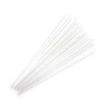 Dense White Opalescent Stringer Sample S-0113-BE Bullseye Glass Stringer Sample Size