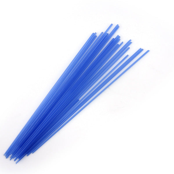 Cobalt Blue Opalescent Stringer Sample S-0114-BE Bullseye Glass Stringer Sample Size