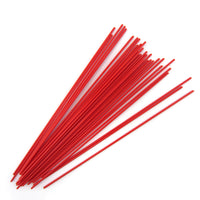 Red Opalescent Stringer Sample S-0124-BE Bullseye Glass Stringer Sample Size