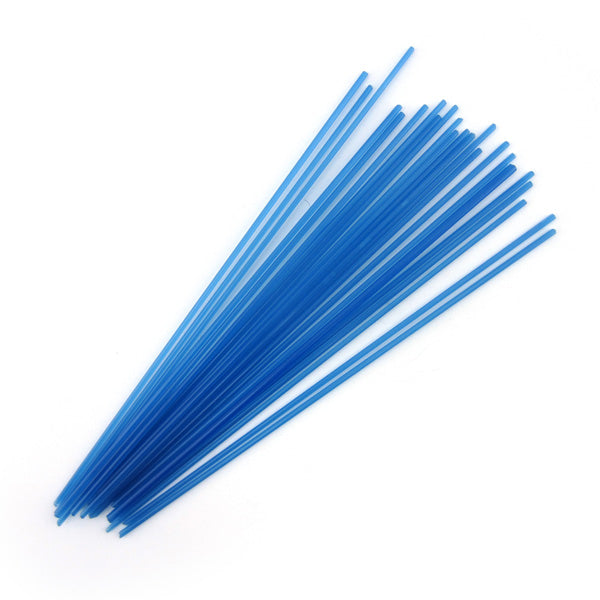 Egyptian Blue Opalescent Stringer Sample S-0164-BE Bullseye Glass Stringer Sample Size