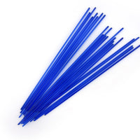 Deep Royal Blue Transparent Stringer Sample S-1114-BE Bullseye Glass Stringer Sample Size