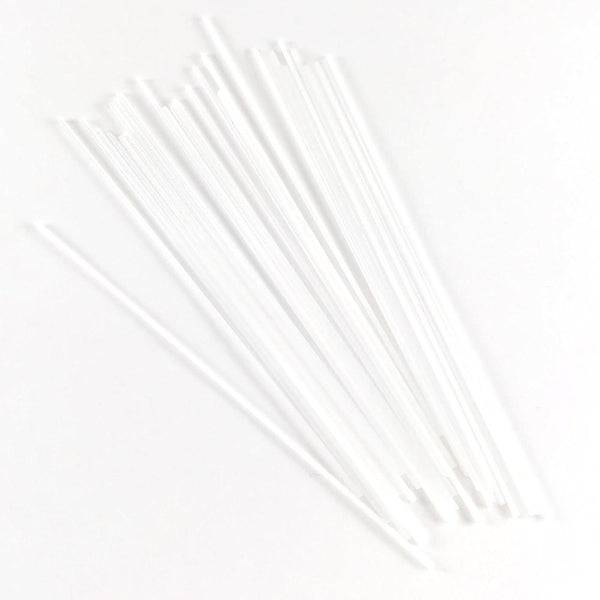 White Opal COE 96 Stringer Sample - S-200-96 Oceanside Glass Stringer