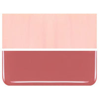 Salmon Pink COE 90 Bullseye 3mm Sheet Glass 3 Inch Square 032-305-3INSQ