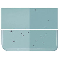 Sea Blue Transparent COE 90 Bullseye 3mm Sheet Glass 3 Inch Square 051-1444-3INSQ