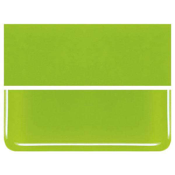 Spring Green COE 90 Bullseye 3mm Sheet Glass 3 Inch Square 013-126-3INSQ