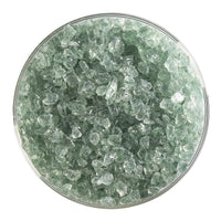 Spruce Green Pale Transparent Glass Frit Coarse Bullseye COE 90 Fusible