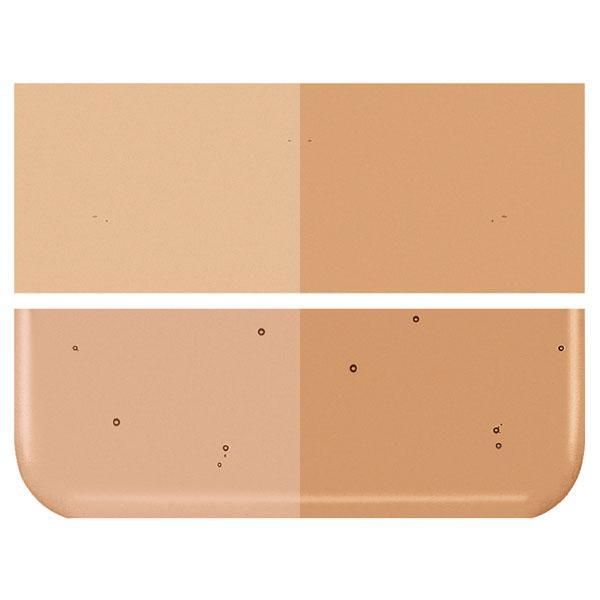 Tan Transparent COE 90 Bullseye 3mm Sheet Glass 3 Inch Square 064-1419-3INSQ