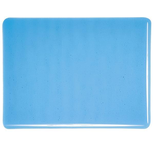 Turquoise Blue Transparent COE 90 Bullseye 3mm Sheet Glass 3 Inch Square 059-1116-3INSQ