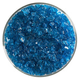Turquoise Blue Transparent Glass Frit Coarse Bullseye COE 90 Fusible