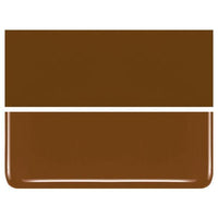 Umber COE 90 Bullseye 3mm Sheet Glass 3 Inch Square 049-310-3INSQ