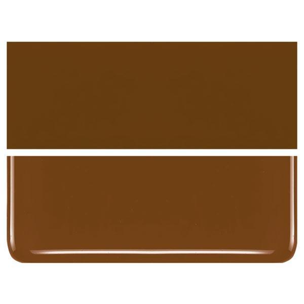 Umber COE 90 Bullseye 3mm Sheet Glass 3 Inch Square 049-310-3INSQ