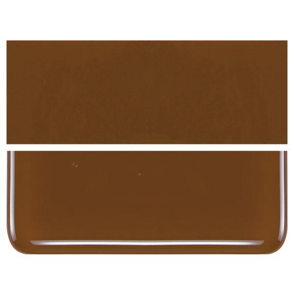 Woodland Brown COE 90 Bullseye 3mm Sheet Glass 3 Inch Square 050-203-3INSQ