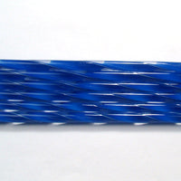 C218 Deep Cobalt Blue Ribbon Cane COE 90 Glass