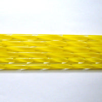 C220 Sunflower Yellow Ribbon Cane COE 90 Glass