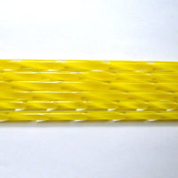 C220 Sunflower Yellow Ribbon Cane COE 90 Glass