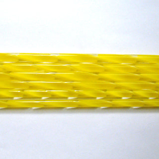 C220 Sunflower Yellow Ribbon Cane COE 90 Glass