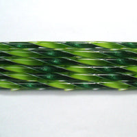 C231 Aventurine Green and Spring Green Ribbon Cane COE 90 Glass