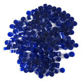 Deep Cobalt Blue Dots D0147 COE 90 Glacial Art Glass